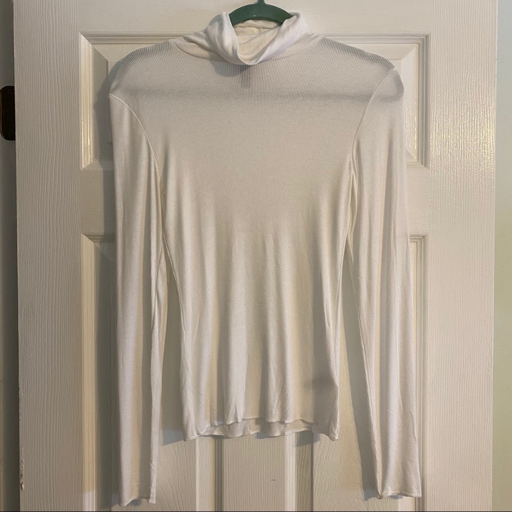 NWT Wild Fable White Long Sleeve Turtleneck Top